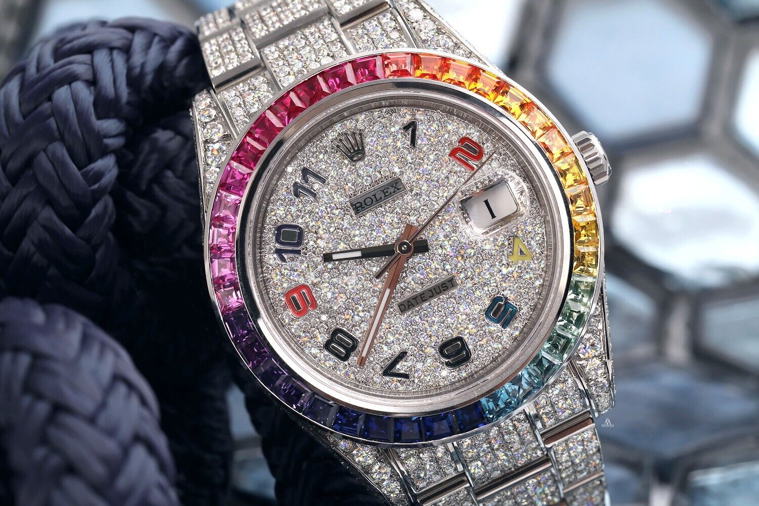 fully iced rolex