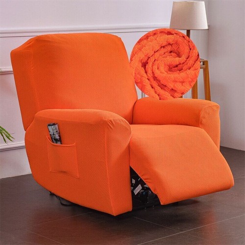 Cubierta reclinable Jacquard elástica para sillón funda antideslizante sala de estar - Imagen 24 de 32