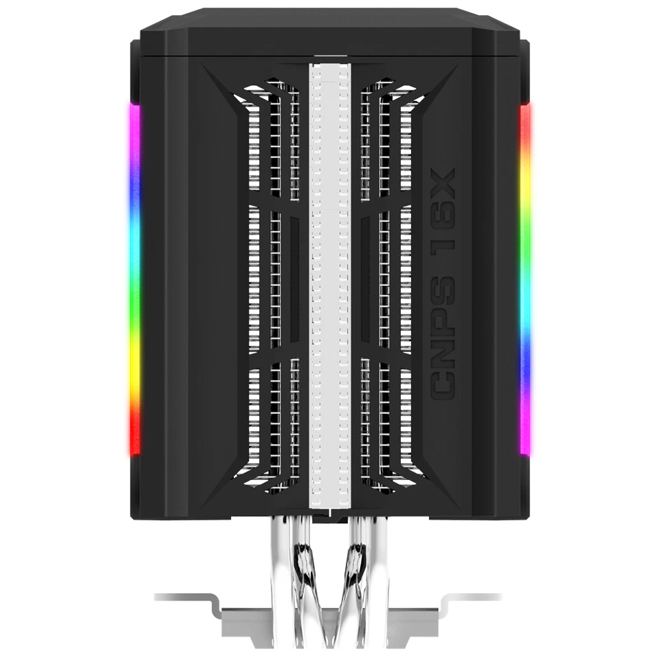 Zalman CNPS16X ARGB CPU PC Tower Cooler with Dual 120mm ARGB PWM Fans in Black - Image 3 of 4