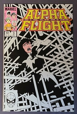ALPHA FLIGHT #3 (MARVEL COMICS-1983) CANADA S GREATEST SUPER-TEAM! EST~NM-(9.2)!