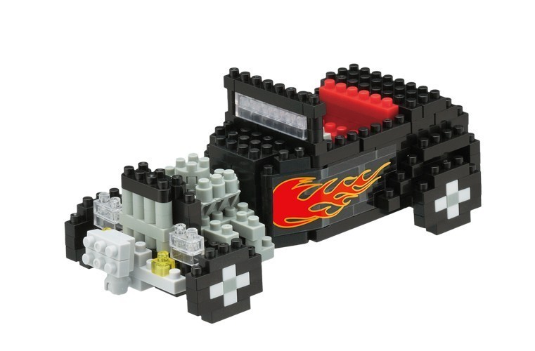 Kawada Hot Rod (Level 3) 3-D Nanoblock 300 Pieces Mini Blocks Kawada 14710