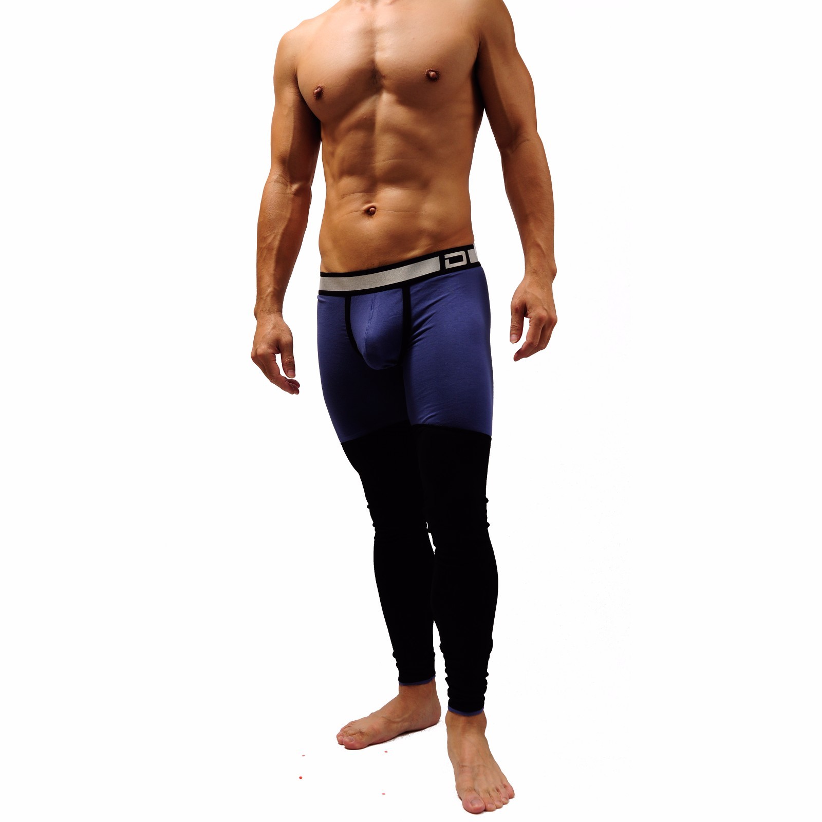 Mens Winter Long Johns Big Pouch Soft Thermal Long Underwear Christmas