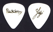 Buckcherry Yogi Lonich Signature White Guitar Pick - 2001 Tour
