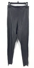Commando Faux Leather Leggings Womens Size M Black High Rise Firming Stretch
