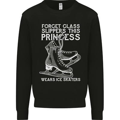 Lustiges This Princess Wears Schlittschuhe Skater Herren Sweatshirt Pullover
