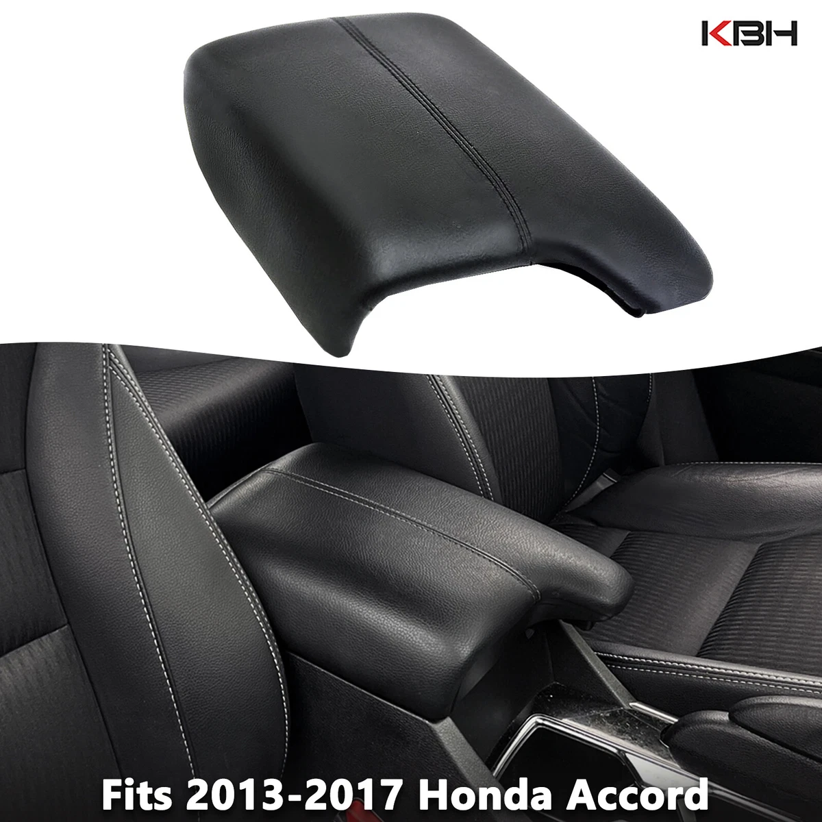 Fits 2013 2017 Honda Accord Center Console Lid Armrest Leather