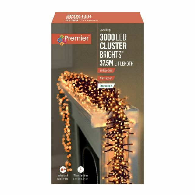 Premier LV203073VG Christmas Lights Gold for sale online eBay