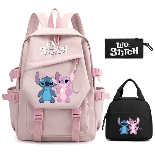 3-teiliges/Set Disney&Lilo&Stitch Rucksack Brotzeittaschen Rucksack Reiserucksack Mochila - Bild 44 von 65