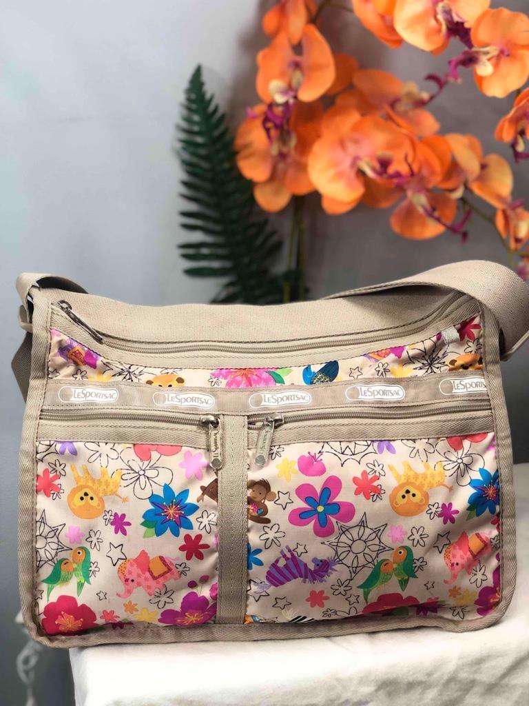 LESPORTSAC Disney It's a Small World バッグ Susan's Disney Family: Disney It's a Small World Collection