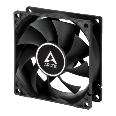 Arctic F8 PWM PST CO Black 80mm Dual Ball Bearing Case Fan 2000 rpm 4-Pin
