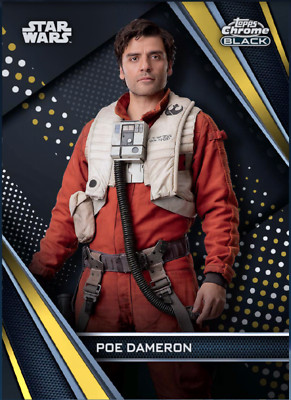 Poe Dameron Chrome Gold Legendary (cc#6) Topps Star Wars Trader digital card