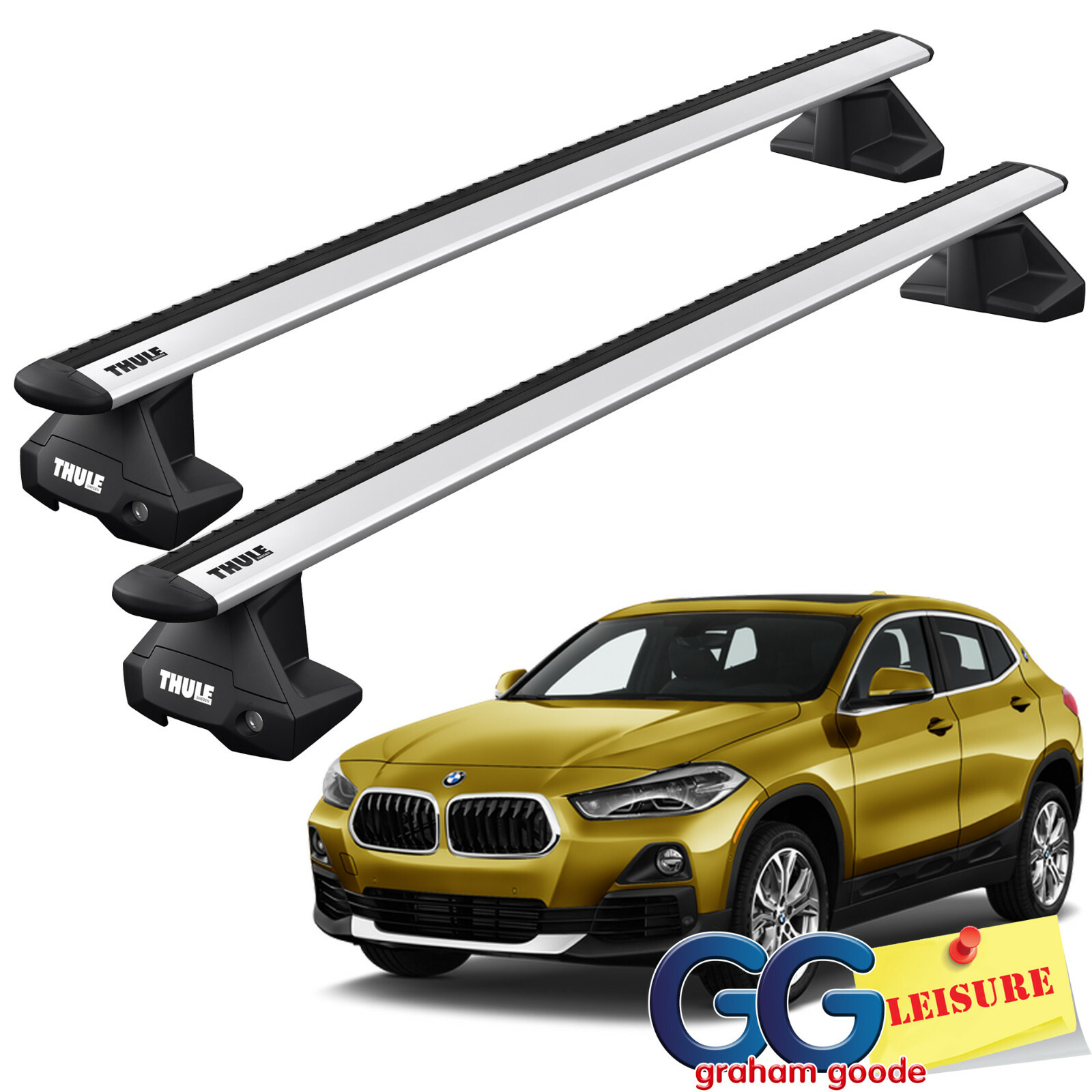 Thule Evo WingBars Roof Rack Bars | BMW X2 2018- onwards Normal Roof