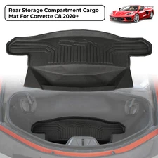 Rear Storage Mat Cargo Floor Tray Liner for Chevrolet Corvette C8 2020-2024 NEW
