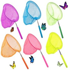 Shindel Telescopic Butterfly Fishing Nets, 6 Pack Insect Catching Nets Butter...
