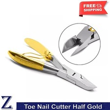 Podiatry Toenail Half Gold Cutter Heavy Duty Thick Nail Clipper Chiropody Tools
