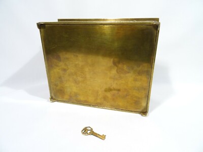 Coffret à Bijoux Ancien En Régule Décor Champêtre - Vintage, Occasion, Sans Marque