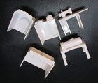 Old Dollhouse Furniture White Kitchen Sink Dryer Sewing Machine Counter Mangler — photo 4