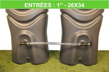 Kit de raccordement souple pour récupérateurs d'eau de pluie (filetage 1'' - 26