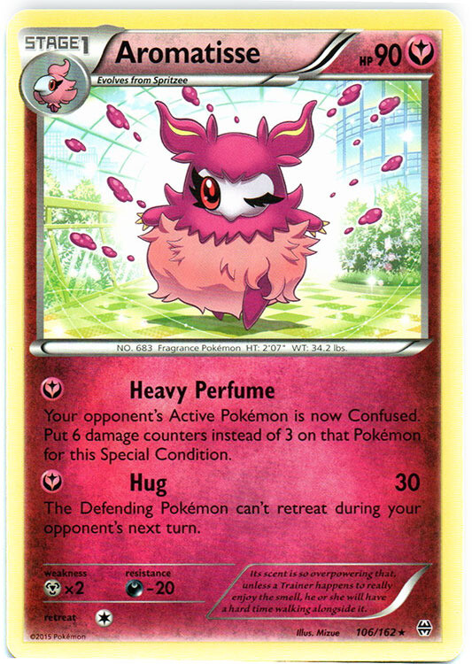 Pokemon - Aromatisse - 106/162 - Rare - XY - BREAKthrough - LP
