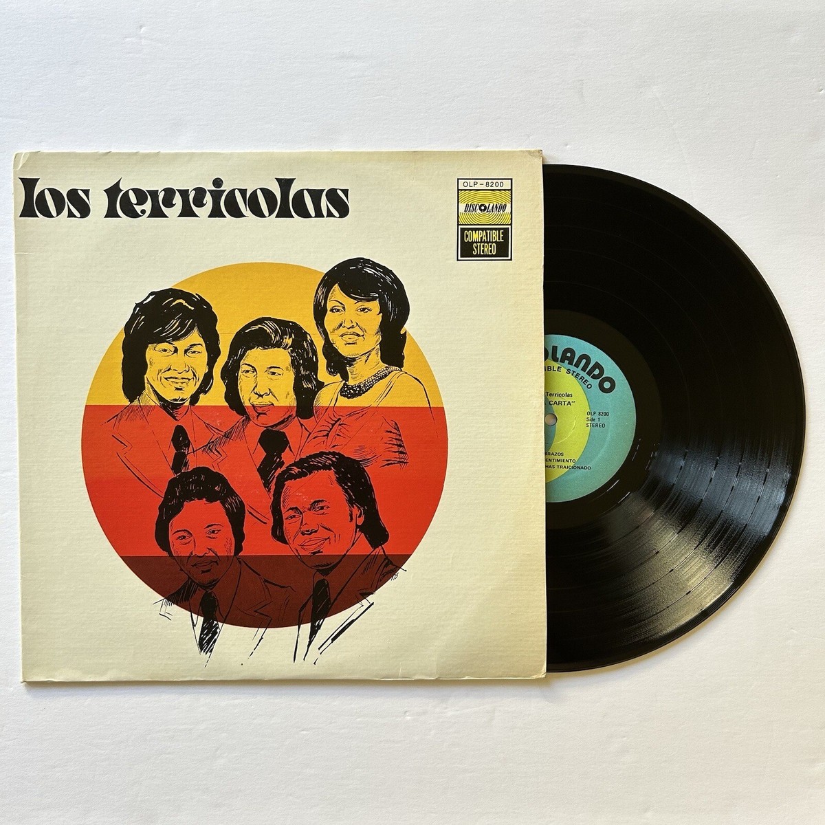 Los Terricolas Una Carta LP Vinyl Record Discolando Latin Ballad