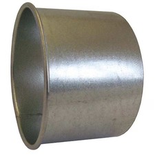 Nordfab 8040401688 Round Machine Adapter, 6 In Duct Dia, Galvanized Steel, 22