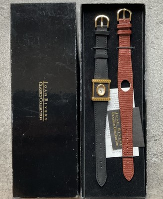 Vintage Joan Rivers Collection Womens Watch NIB Interchangeable Bands S2