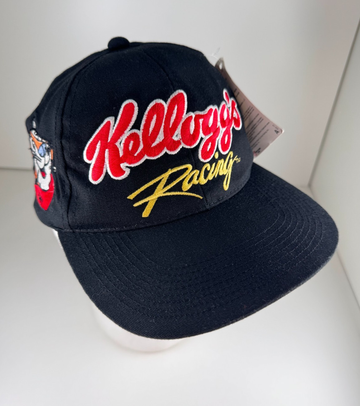 Vintage 90s Kellogs Racing Labonte 5 Embroidered Snapback AOP Hat Cap Tony Tiger
