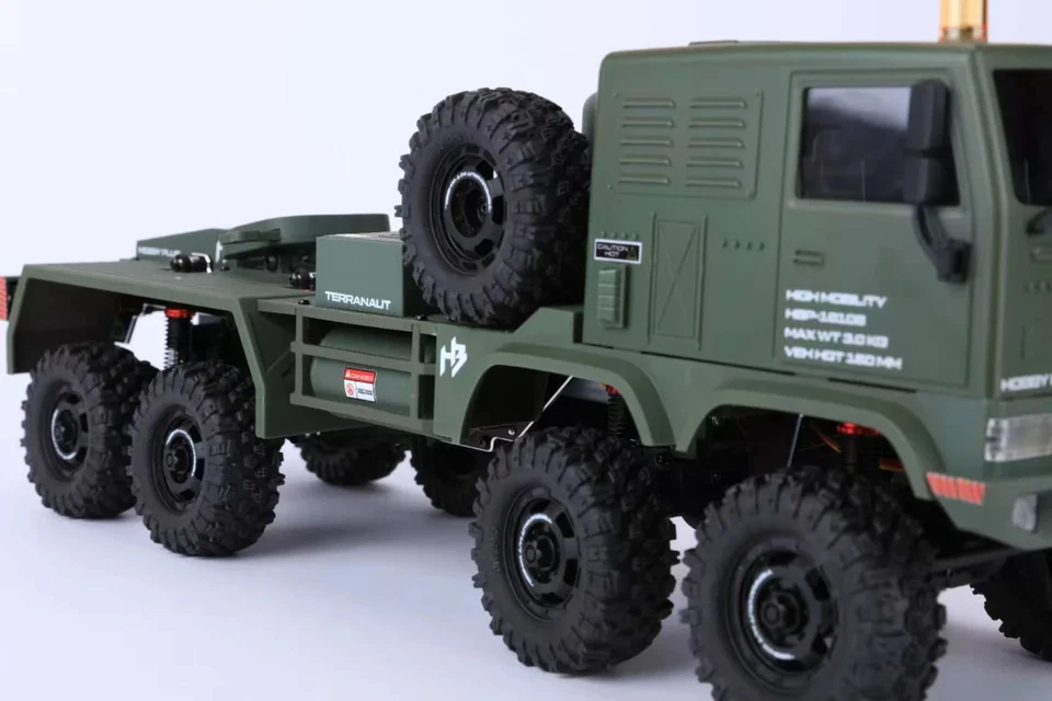 Hobby Plus CR-18P Terranaut 8X8 AWS 1/18 RC Crawler Green 2 Speed Lipo Car Truck - Image 3 of 4