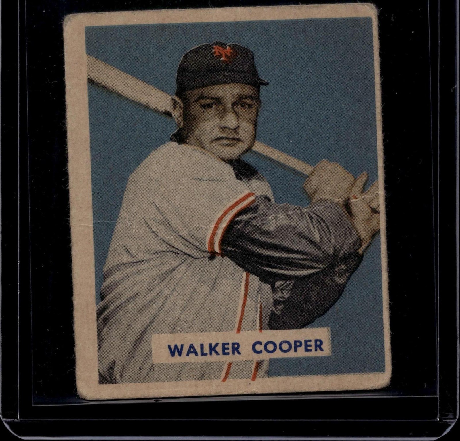 1949 Bowman Baseball #117 Walker Cooper, Filler (New York Giants)