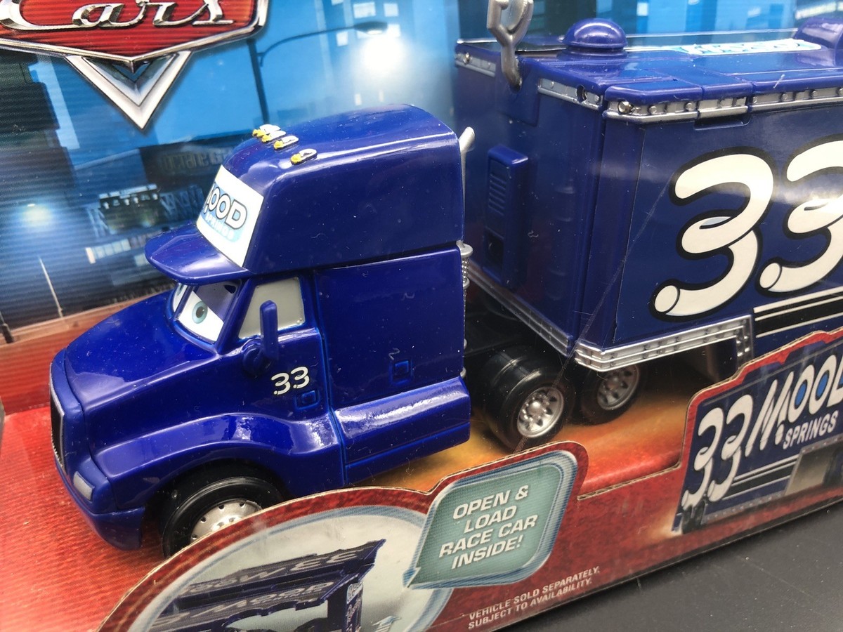 Disney Pixar Cars Mood Springs Hauler Semi Cab Trailer Chuck