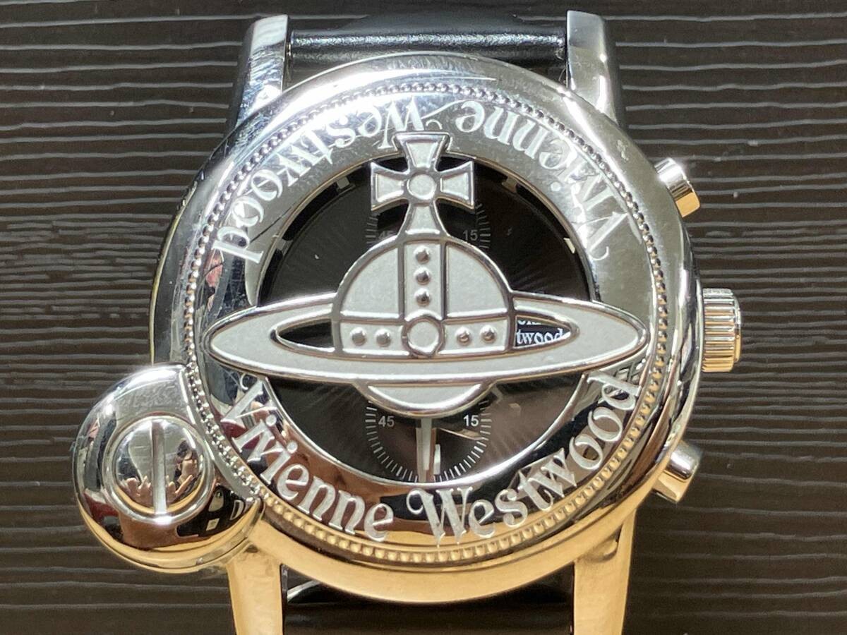 Vivienne Westwood CAGE VW-2063 Men's Used Watch Quartz Black Dial