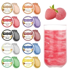 Luster Dust Edible Set 10 Colors: Drink Glitter Edible Dust For Baking D