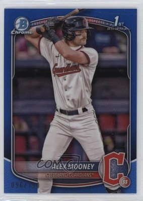 2025 Bowman Chrome Prospects Blue Refractor 96/150 Alex Mooney #BCP-149 1k9t
