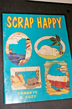 SP25 Stained Glass Pattern Book, Scrap Happy, 1993, Frankye Suzy 24 Patterns