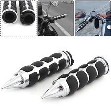 1" 25mm Motorcycle Handle Bar Hand Grips For Harley Softail Sportster 1996-2010