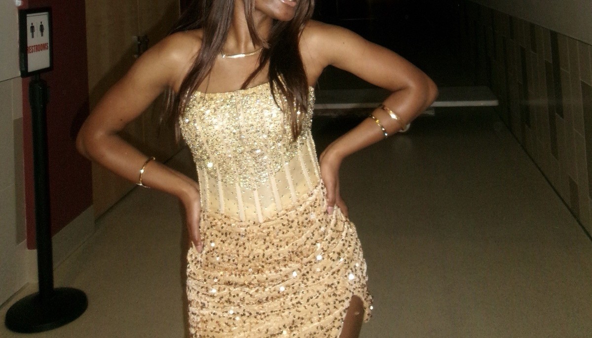 Gold Sequin Mesh Strapless Short A-Line Party Dress for Women | eBay