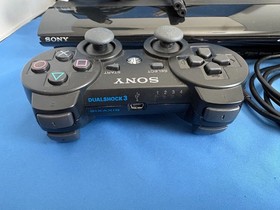 SONY PlayStation 3 PS3 Super Slim 500GB CECH-4001C Console Controller Black