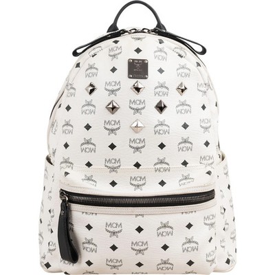 MCM Visetos Monogram Stark Side Studs Backpack Rucksack