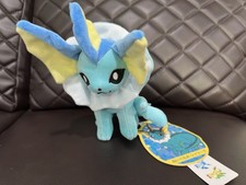 Pokemon Vaporeon Plush Doll 6 Inches Brand Ne...