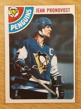 1978-79 TOPPS JEAN PRONOVOST #184 PITTSBURGH PENGUINS