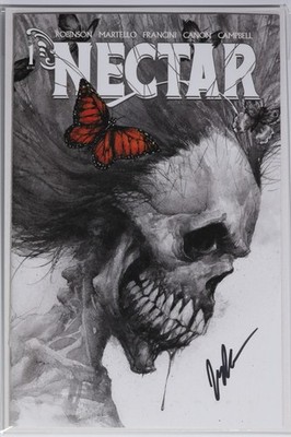 NECTAR #1 CVR F INC 1:50 JONATHAN WAYSHAK B&W FULL ART VARIANT SIGNED ROBINSON