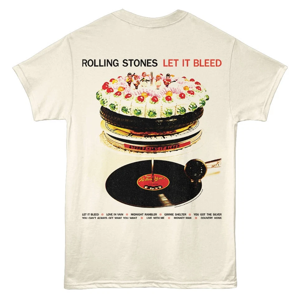 Rolling Stones Let It Bleed Album Men's T Shirt - image 3 of 3
