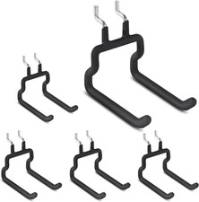 Utility Heavy Duty Pegboard Hooks - 5Pack Peg Board Accessories for Hanging Tool
