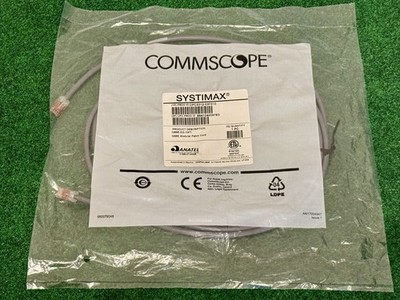 Commscope Systimax GigaSpeed Cat 6 Patch Cord CPC3312-03F010 10  Gray Cable RJ45