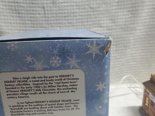 2001 Limited Edition Hershey's Holiday Village Ceramic Chocolate Factory READ - Picture 16 of 18