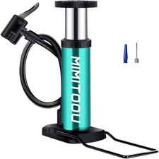Mini Bike Floor Pump Presta Schrader Foot Pedal Portable Air Pump Bicycle Tire