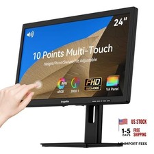 24 Inch Touchscreen Monitor VA Panel FHD 1920x1080P, 3000:1 Contrast, 99 