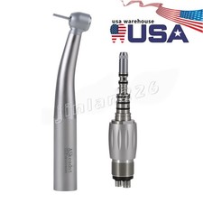 KAV Style Dental Fiber Optic LED High Speed Handpiece Quick Coupler 4Holes US