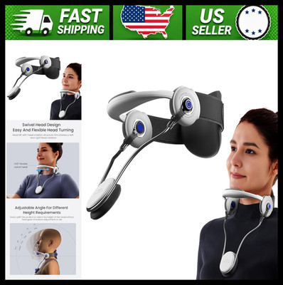 Adjustable Neck Brace with Rotatable Head Support for Neck Support