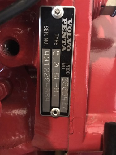 06 07 Volvo Penta 5.0 GL H 305 V8 Marine Engine NO SALT Drop In Ready 361 Hrs  - Foto 6 di 14